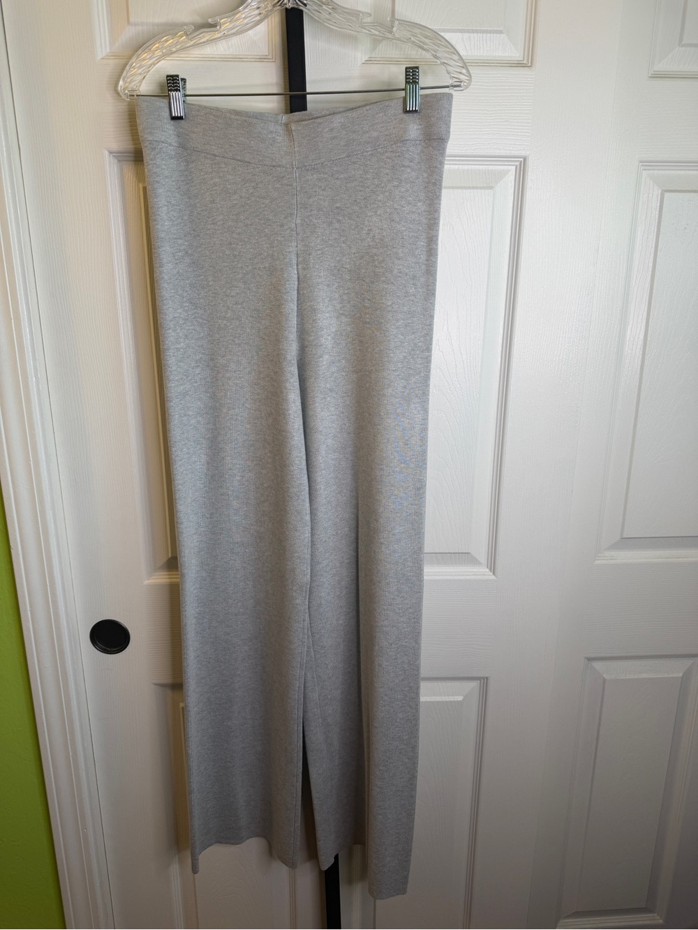 Pink Rose Light Gray Knit Vest & Wide-Leg Pants Set, size Medium, NWT - Picture 5 of 7
